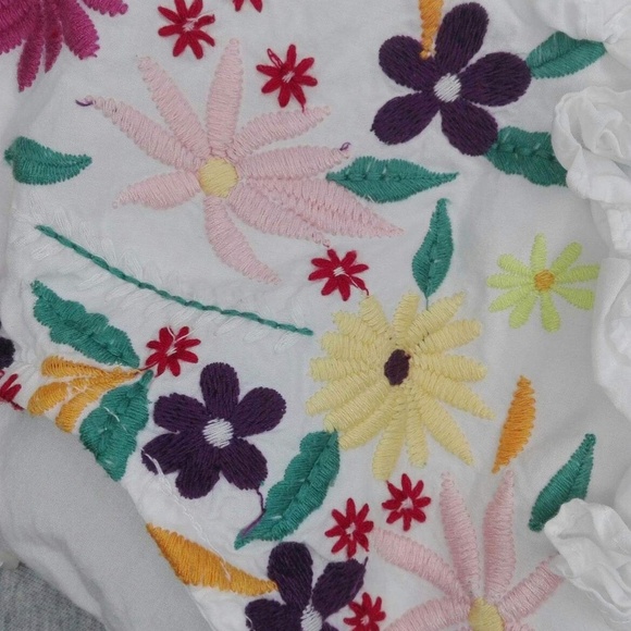 Zara size S embroidered boho top - Picture 8 of 8